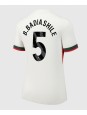 Billige Chelsea Benoit Badiashile #5 Bortedrakt Dame 2025-26 Kortermet
